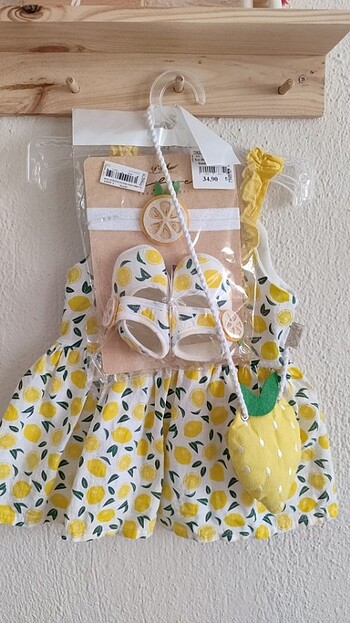 Limonlu elbise set