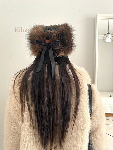 Zara Kürk Şapka Kalpak Görünümlü Bandana