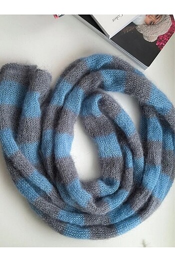ANGORA Kadın İnce Atkı Yumuşacık Tiny Atkı (250x15)