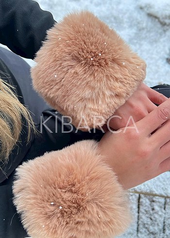 Classic Sti Kadın Karamel  Kürklü Bileklik - Görsel 3