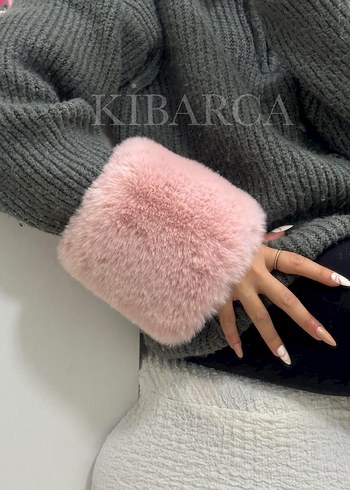 İkili kürk bileklik manşet - Görsel 4