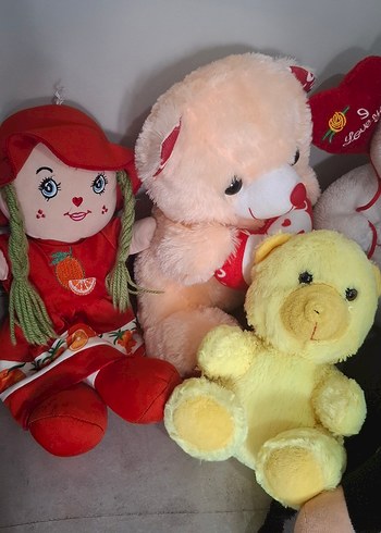 Renkli Peluş Oyuncak Seti - Görsel 2