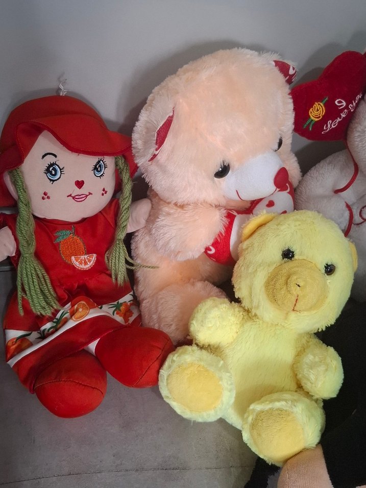 Renkli Peluş Oyuncak Seti - Görsel 2