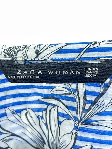 xs Beden mavi Renk Zara Bluz %70 İndirimli.