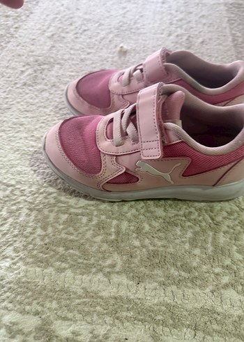 Kız Çocuk Pembe Puma Spor Ayakkabı