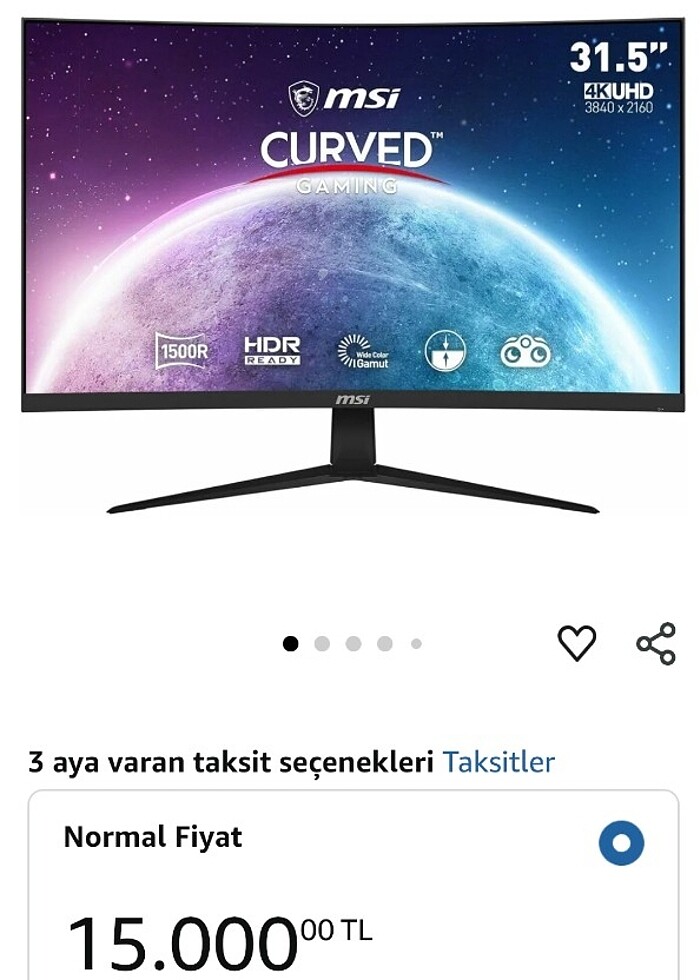 MSI 4 K 32 İNC 0 GİBİ - Görsel 3