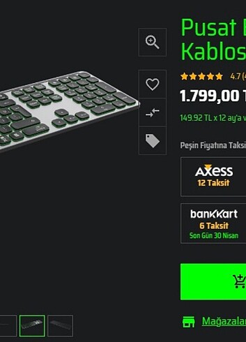 MONSTER PUSAT BUSİNESS PRO KABLOSUZ METAL KLAVYE  - Görsel 2