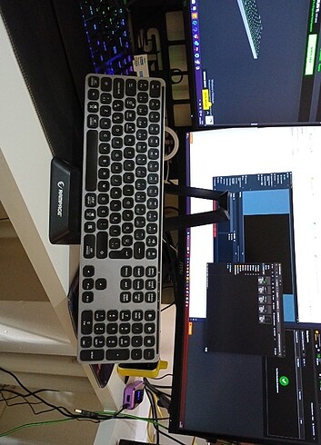 MONSTER PUSAT BUSİNESS PRO KABLOSUZ METAL KLAVYE  - Görsel 5