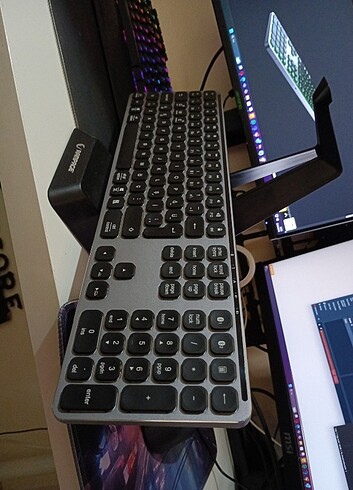 MONSTER PUSAT BUSİNESS PRO KABLOSUZ METAL KLAVYE  - Görsel 6