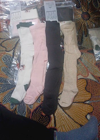 Çocuklar için pastel renkli tayt seti - Görsel 3