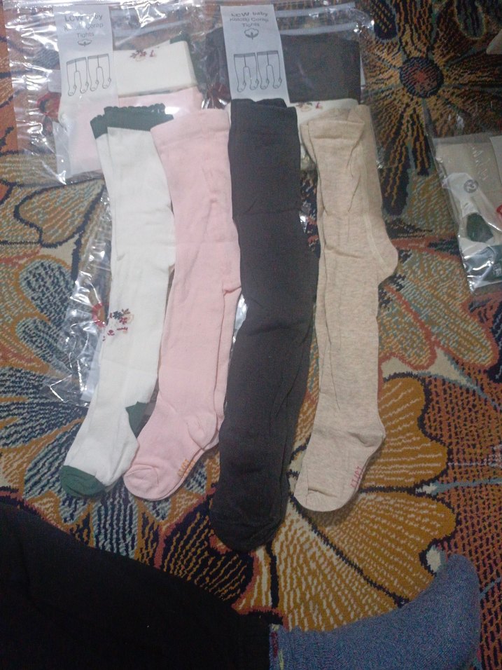 Çocuklar için pastel renkli tayt seti - Görsel 3