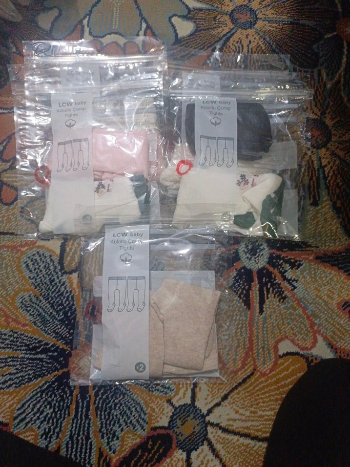 Çocuklar için pastel renkli tayt seti - Görsel 5