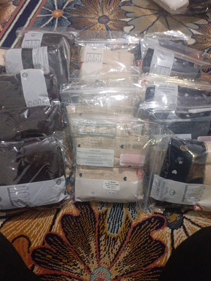 Çocuk Pamuklu Çok Renkli Külotlu Çorap Seti - Görsel 2