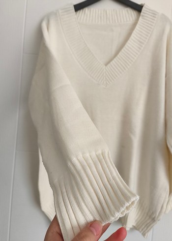 beyaz kazak - Görsel 2