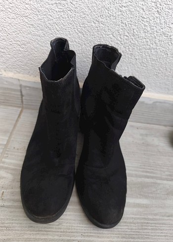 Siyah Süet Kadın Bot - Görsel 3