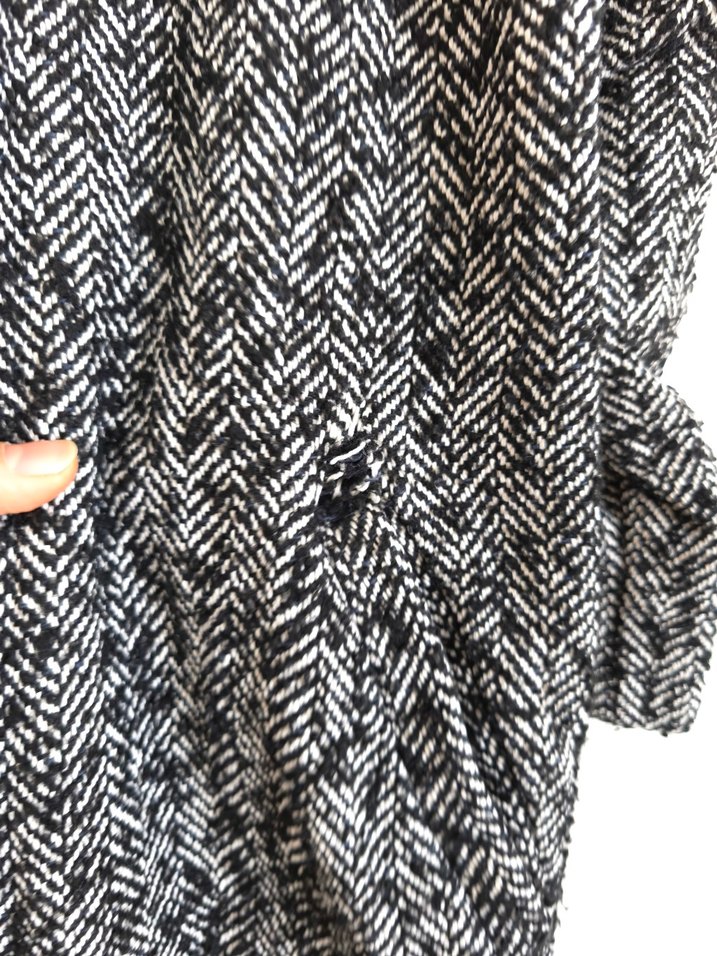 Siyah Uzun Kadın Kaban - Görsel 3