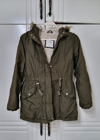 Peluş Detaylı Çocuk Mont