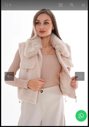 Zara Kürk yelek
