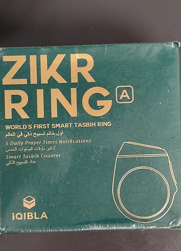 Zikr Ring akıllı zikirmatik (Sıfır, kapalı kutu)