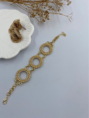 Accessory Collective 3 çeyrek çerçeveli zincir bileklik