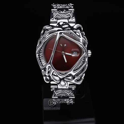 Alabaster Gotik Kol Saati Alabaster Industries Meteor Sinew Red
