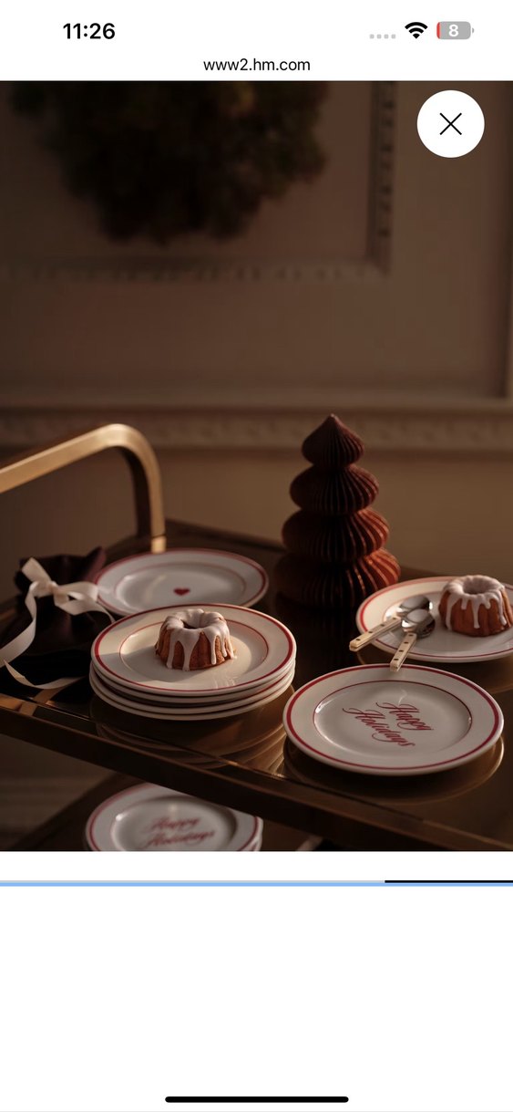 Hmhome  happy holidays Tabak - Görsel 2