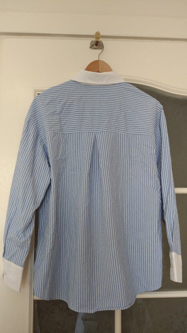 kadın cizgili gömlek - Görsel 3