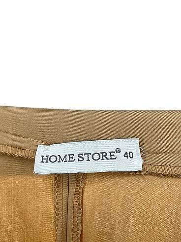 40 Beden kahverengi Renk Home Store Kumaş Pantolon %70 İndirimli.