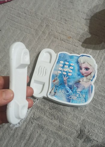 Beyaz Gri Frozen Temalı Çocuk oyuncak - Görsel 2
