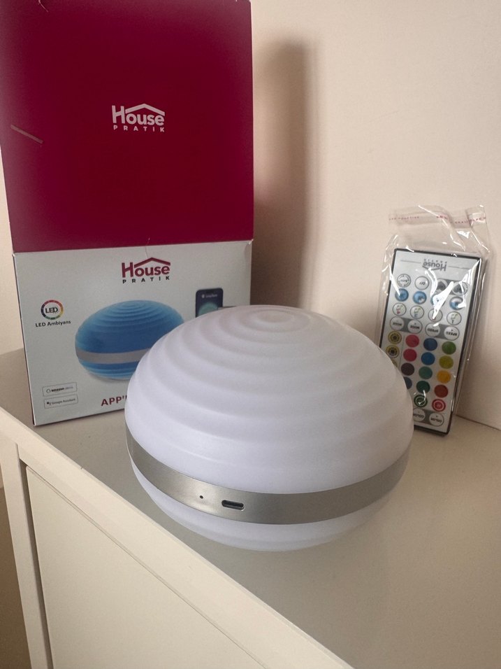 House Pratik HP69 Mavi LED Gece Lambası - Görsel 4