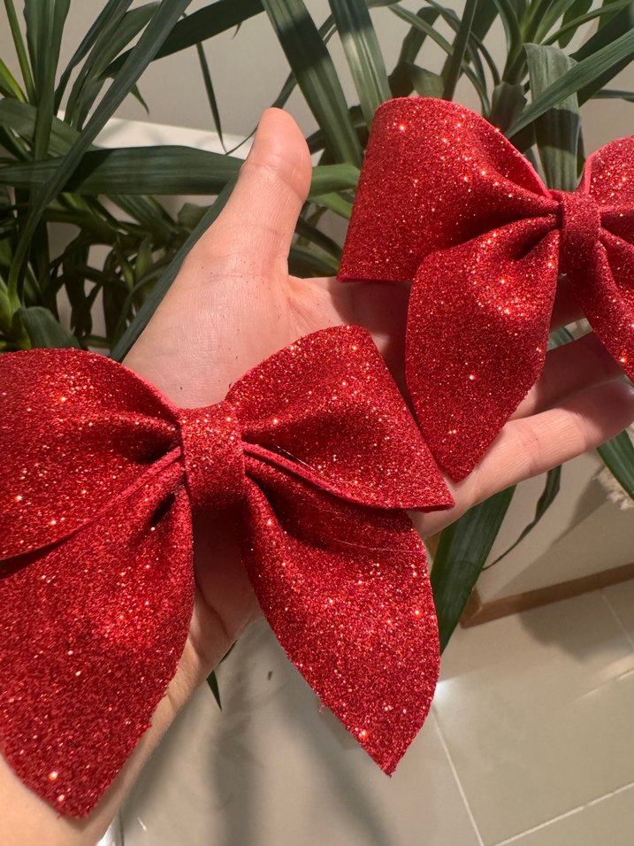 Yılbaşı ağacı fiyonk süsü - Görsel 2