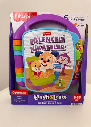 Fisher-Price Eğlenceli Hikayeler Eğitici Kitap