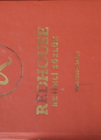  Redhouse Resimli Büyük El Sözlüğü Türkçe/ Türkçe-İngilzice