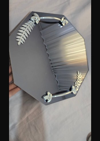 Gri-siyah İsteme tepsisi bi kere tek kullanıldı - Görsel 5