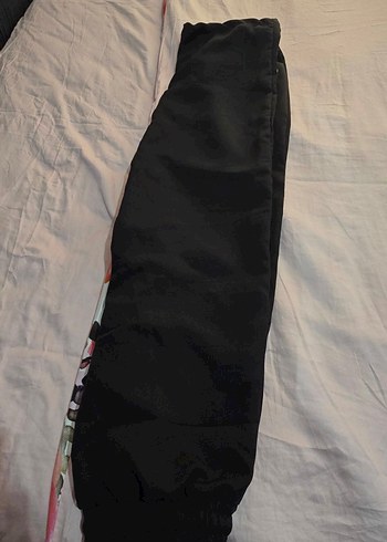 Fermuarlı Siyah Rahat Kadın Pantolon - Görsel 2