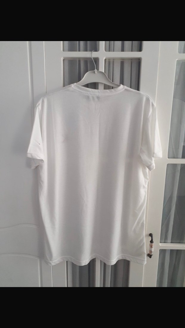 Calvin Klein Beyaz Pamuklu Erkek Tişört - Görsel 4