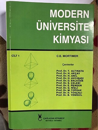 Modern üniversite kimyası