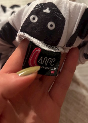 Gri Baskılı Goth Tarzı Kedi Elbisesi - Görsel 3