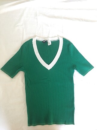 H&M Yeşil Triko Üst