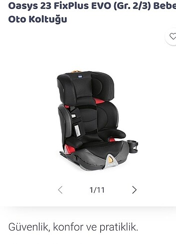 Chicco isofixli terletmez ozellikli