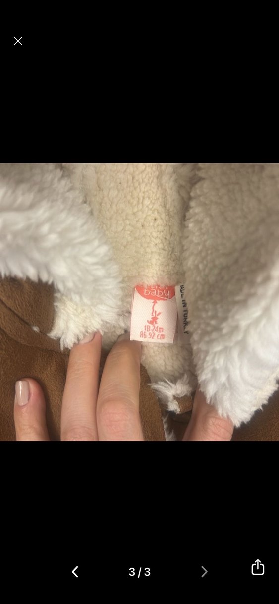 Kahverengi Kürklü Erkek Çocuk Mont - Görsel 2