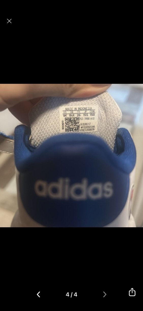 Adidas Erkek Çocuk Beyaz Cırt Cırtlı Spor Ayakkabı - Görsel 3