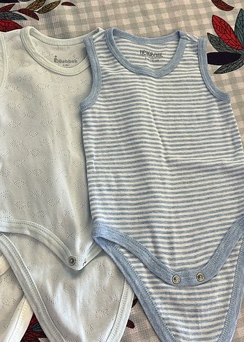 Erkek Bebek Kolsuz Nakışlı Body - Görsel 2