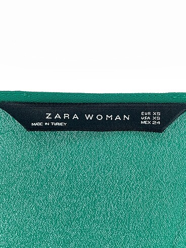 xs Beden yeşil Renk Zara Kısa Elbise %70 İndirimli.
