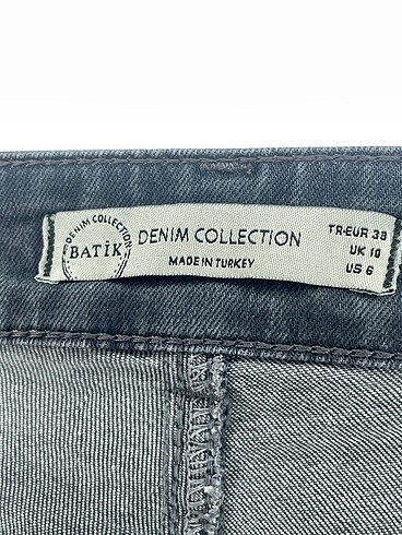 38 Beden gri Renk Batik Jean / Kot %70 İndirimli.