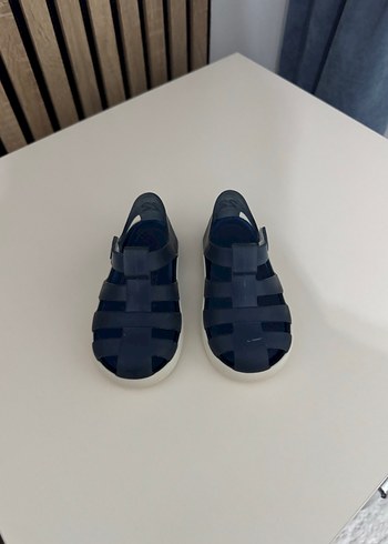 Erkek Çocuk Lacivert Cırt Cırtlı Terlik - Görsel 2