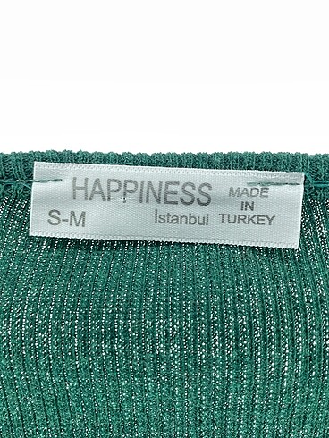 s Beden yeşil Renk Happiness Kazak / Triko %70 İndirimli.