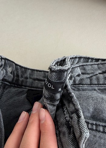 Trendyol & Milla Gri Kadın Kot Pantolon