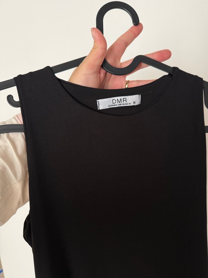 siyah mini elbise - Görsel 3