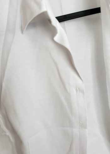 Kadın Beyaz Uzun Kollu Gömlek - Görsel 4